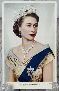 RPPC Queen Elizabeth II 1953 Coronation Photo Postcard Unposted - Picture 1 of 5