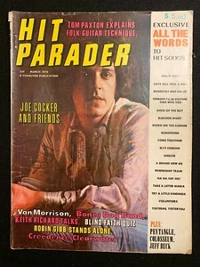 HIT PARADER MAGAZINE 1970 JOE COCKER / VAN MORRISON / CREEDENCE / BLIND FAITH - Picture 1 of 4