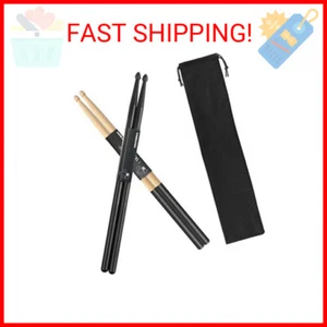 Drum Sticks 5A 1 Pair Nylon Drumsticks 1 Pair Non-Slip Maple Wood with a Velvet - Picture 1 of 2