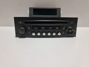 Citroen C3 Radio Stereo CD Player W/Display Screen 2013 MK2 Facelift 98041626XT - Picture 1 of 17