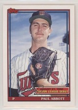 1990-91 Topps Major League Debut 1990 Box Set Paul Abbott #1