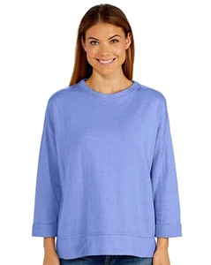 NWT New Fresh Produce Periwinkle Peri Blue Waterfront Callie Sweatshit M / L - Picture 1 of 1