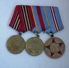  3 POLNISCH Russland ZWEITER WELTKRIEG MEDAILLE GRUPPE Warschau Berlin Medaille