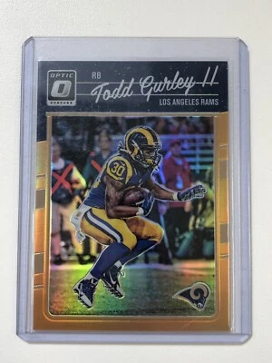 2016 Panini Donruss Optic - Todd Gurley - Orange Refractor /199 - Image 1 of 2