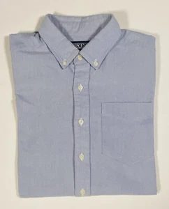 Lands' End Shirt Boys Sizes 16-18 Blue Button-Up Sail Rigger Oxford Long Sleeve - Picture 1 of 9