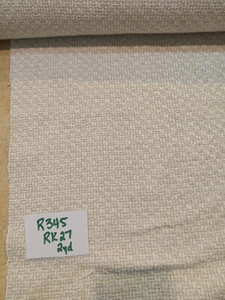 Tela de tapicería de oruga tejida para cesta blanca 1 yarda R345 - Imagen 1 de 1