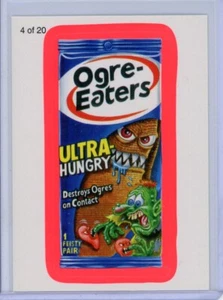 Wacky Packages ANS 7 OGRE-EATERS Wack-O-Mercials Rocket Red Parallel Sticker #4 - Picture 1 of 2