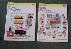 Comic Characters and Story Cartoons both by Walter Foster - Picture 1 of 2