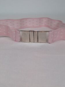 Pink Polka Dot Elasticated Belt Size 30"-45"