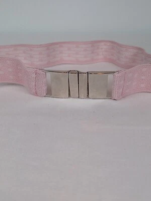 Cinturón de lunares elástico ajustado rosa talla 30"-45" Foto 1 de 4