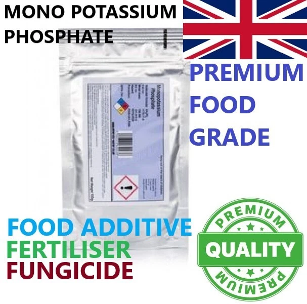 VITAL MINERALS MonoPotassium Phosphate ULTRA FINE FOOD GRADE Hydroponics Fertiliser FREE P&P