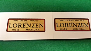 Lorenzen Style 1 Antique Aircraft Propeller Decal - water slide - Picture 1 of 4