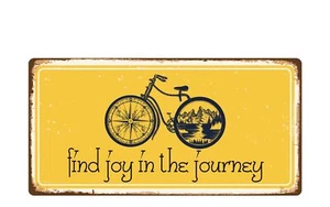 1748HS Find Joy In The Journey 5""x10"" Neuheitsschild - Bild 1 von 2