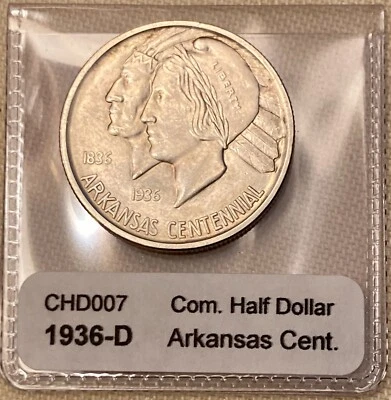 Beautiful BU 1936 D Arkansas Commemorative Half Dollar - Image 1 of 3