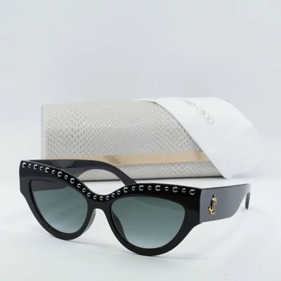 Nuevas gafas de sol JIMMY CHOO SONJA/G/S 0807 9O negras/grises degradadas 55-17-145 Foto 1 de 4