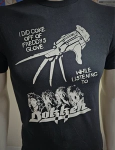 (S-XL) Dokken Freddy Krueger Cocain Short-Sleeve T-Shirt - Picture 1 of 1