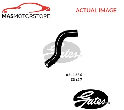 RADIATOR HOSE UPPER GATES 05-1336 P FOR HONDA CIVIC VI,CIVIC V,CIVIC IV,CRX III - Image 1 of 4