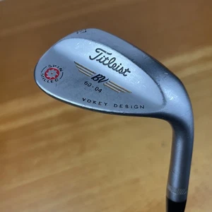 Mazza da golf destrorsa Titleist Vokey Spin fresato 60*-04 zeppa flessibile acciaio - Foto 1 di 15