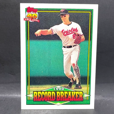 1991 TOPPS РЕКОРДСМЕН CAL RIPKEN JR #5 (BALTIMORE ORIOLES) - Изображение 1 из 2
