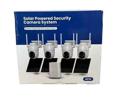 Armorcope Sistema de Cámara de Seguridad Solar Exterior Inalámbrico Kit de 4 Cámaras - Nuevo Sellado Foto 1 de 4