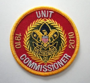 Boy Scouts of America 2010 Centennial Unit Commissioner Patch - Picture 1 of 1