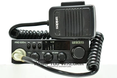 UNIDEN 4W COMPACT 40 CHANNEL CB RADIO - PRO 520XL - BLACK - CAR 4WD 4x4 TRUCK - image 1 of 4