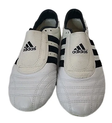Adidas Taekwondo Martial Arts, Karate, Training Shoes WHITE and BLACK 4.5 - Image 1 of 4