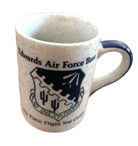 Coffee Mug Cup Edwards Airforce Base Flight Test Center AFTC California Blue - Picture 1 of 3