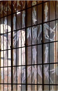 Great West Window Coventry Cathedral UK Postcard - Picture 1 of 2