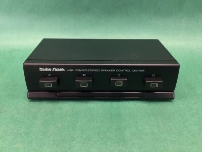 Radio Shack 40-137 High Power Stereo Control Center 4 Way Speaker Selector - Image 1 of 4