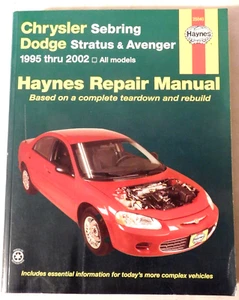 Haynes Chrysler Sebring, Dodge Stratus & Avenger 1995 thru 2002 Repair Manual - Bild 1 von 6