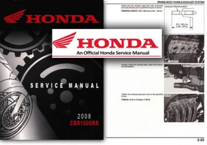 Honda CBR1000RR FIREBLADE Service Workshop Repair Manual 2008 2009 CBR1000 SHOP - Picture 1 of 2