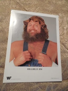 Hillbilly Jim Signed World Wrestling Federation WWE 1988 Autograph Photograph - Picture 1 of 3