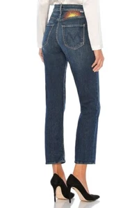 MOTHER Denim The Tomcat Ankle Jeans Roasting Nuts Embroidered size 27 - Picture 1 of 10