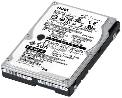 Hard Drive Sun 7066874 7045230 H109090SESUN900G 900GB 10K 64MB SAS-2 2.5" - Image 1 of 3