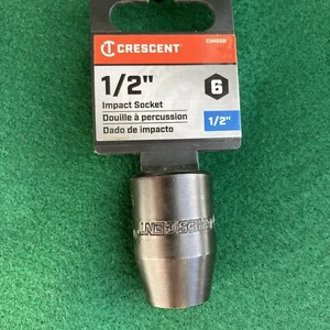 Crescent Impact SAE Steckschlüssel 6 Punkt flach 1/2" Antrieb x 1/2" CIMS5N Lebensdauer Garantie - Bild 1 von 5