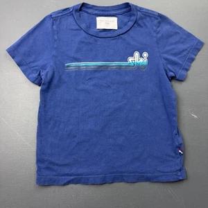 Sol Angeles T-Shirt Kids 6 Blue Ski Graphic Short Sleeve Pullover Casual Outdoor - Picture 1 of 8