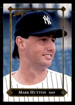 1992 Leaf Gold Rookies #BC-6 Mark Hutton New York Yankees - Image 1 of 2