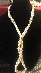 Tahiti, Tahitian Shell-Pupu Lei 40” Vintage - Picture 1 of 6