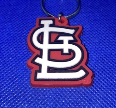 St. Louis Cardinals MLB Soft Keychain Key Chain Souvenir | Red, White & Blue - Image 1 of 4
