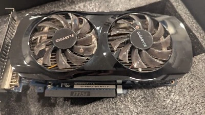 Gigabyte GV-N4600C-1GI Nvidia GeForce GTX 460 Graphics Card rev 1.0 READ - Image 1 of 4