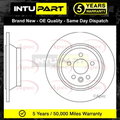 Se adapta al disco de freno trasero IntuPart IntuPart Volvo V70 2007-2016 XC70 2007-2016 Foto 1 de 2