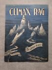 Climax Rag 1914 Sheet Music James Scott Stark Music Co Mountains