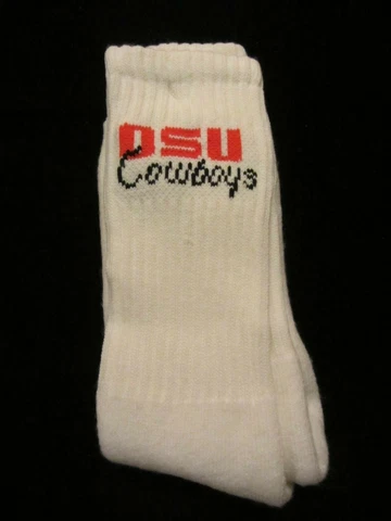 Oklahoma State University Cowboys  - Crew Socks  Medium   NEW  (1220BL6) Cover