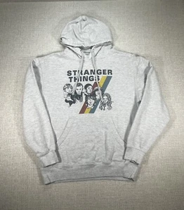 Stranger Things Jacket Adult Medium Gray Hoodie Long Sleeve Hoodie Pockets Show - Picture 1 of 10