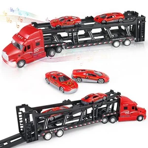 CORPER TOYS Transport Car Carrier Truck Toy Detachable Die-cast Pull Back Play.. - Picture 1 of 9