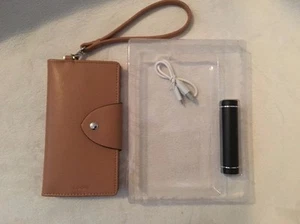 Lodis Cuero Smartphone Muñequera/Cartera con Palo de Carga Universal Marrón Nuevo - Imagen 1 de 7