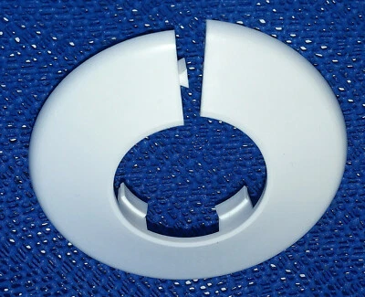42mm snap on Pipe Collar  white plastic with 43mm internal diameter ,  Talon - Image 1 of 3