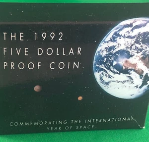 Australia 1992 $5 Conmemorativo Año Internacional del Espacio - Imagen 1 de 4