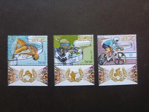 ISRAEL 2024 Summer Olympic Games - Paris France Set 3 Mint Stamps - Picture 1 of 1